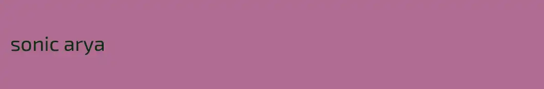 sonic arya